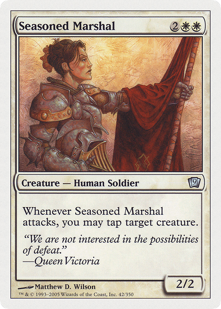 Seasoned Marshal (9ED-) - 9th Edition Foil