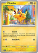 Pikachu 018/091  SV Paldean Fates - Common