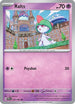 Ralts 027/091  - Reverse Holofoil SV Paldean Fates - Common