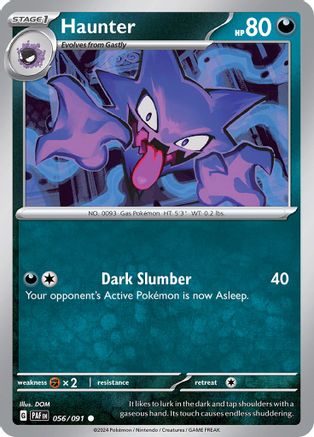 Haunter (056) Reverse Holofoil [SV Paldean Fates] - Common