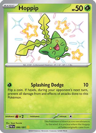 Hoppip (096) Holofoil [SV Paldean Fates] - Shiny Rare