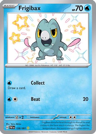 Frigibax (128/091) Holofoil [SV Paldean Fates] - Shiny Rare