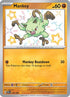 Mankey 169/091  - Holofoil SV Paldean Fates - Shiny Rare