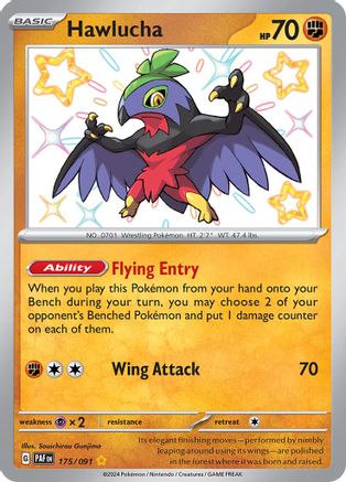 Hawlucha (175) Holofoil [SV Paldean Fates] - Shiny Rare