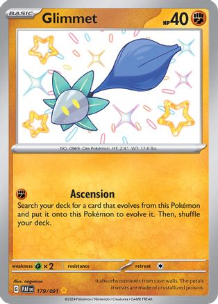 Glimmet (179) Holofoil [SV Paldean Fates] - Shiny Rare