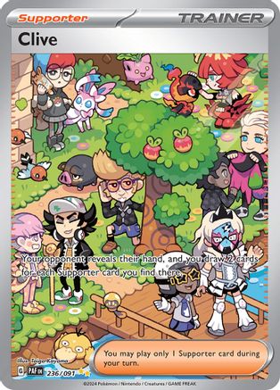 Clive (236/091) Holofoil [SV Paldean Fates] - Special Illustration Rare