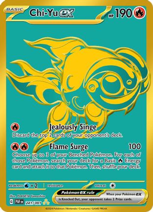 Chi-Yu ex (241) Holofoil [SV Paldean Fates] - Hyper Rare