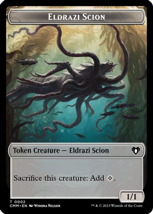 Eldrazi Scion // Drake Double-Sided Token (CMM-2 // 12) - Commander Masters