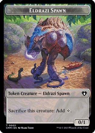 Eldrazi Spawn // Satyr Double-Sided Token (CMM-3 // 29) - Commander Masters