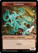 Elemental (0024) // Dwarf Berserker Double-Sided Token (CMM-24 // 23) - Commander Masters