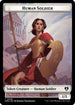 Human Soldier // Elemental (0025) Double-Sided Token (CMM-6 // 25) - Commander Masters