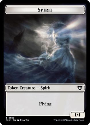 Spirit (0010) // Graveborn Double-Sided Token (CMM-10 // 38) - Commander Masters