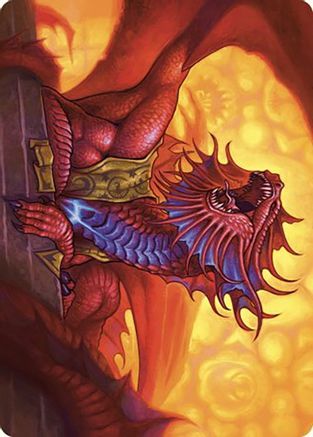 Niv-Mizzet, Guildpact Art Card (44/49) (ASMKM-044) - Art Series: Murders at Karlov Manor