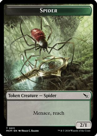Spider Token (MKM-011) - Murders at Karlov Manor