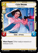 Leia Organa - Defiant Princess (189/252) - Spark of Rebellion Foil