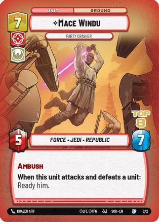 Mace Windu - Party Crasher (Top 8) (2/2) - Organized Play Promos