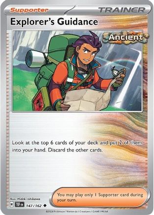 Explorer's Guidance (147/162) Reverse Holofoil [Temporal Forces] - Uncommon