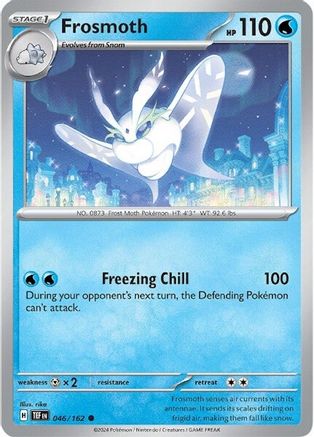 Frosmoth (046) Reverse Holofoil [Temporal Forces] - Common