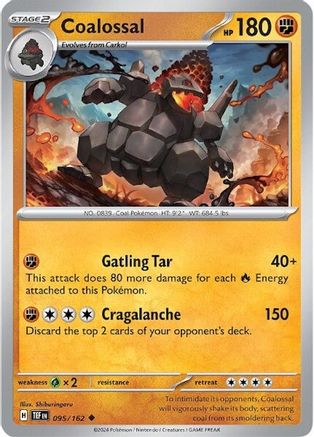Coalossal (095) Reverse Holofoil [Temporal Forces] - Uncommon