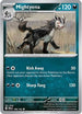 Mightyena 106  - Reverse Holofoil SV05 Temporal Forces - Common
