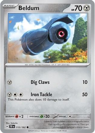 Beldum (113) Reverse Holofoil [Temporal Forces] - Common