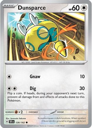 Dunsparce (128) Reverse Holofoil [Temporal Forces] - Common