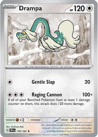 Drampa (138/162) Reverse Holofoil [Temporal Forces] - Rare