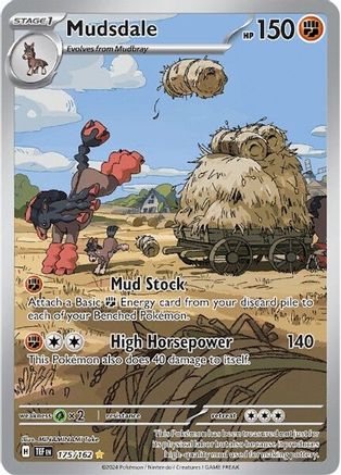 Mudsdale (175/162) Holofoil [Temporal Forces] - Illustration Rare
