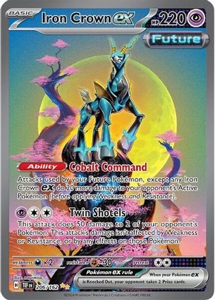 Iron Crown ex (206/162) Holofoil [Temporal Forces] - Special Illustration Rare
