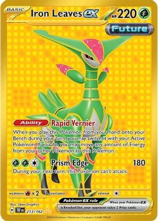 Iron Leaves ex (213/162) Holofoil [Temporal Forces] - Hyper Rare