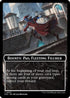Bounty: Paq, Fleeting Filcher // Bounty Rules Double-Sided Token (OTC-037) - Commander: Outlaws of Thunder Junction