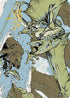 Decisive Denial Art Card (Gold-Stamped Signature) (ASOTJ-045) - Art Series: Outlaws of Thunder Junction