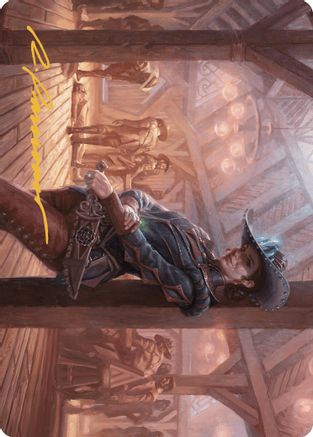 Marchesa, Dealer of Death Art Card (Gold-Stamped Signature) (ASOTJ-027) - Art Series: Outlaws of Thunder Junction