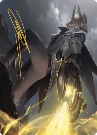 Ruthless Lawbringer Art Card (Gold-Stamped Signature) (ASOTJ-032) - Art Series: Outlaws of Thunder Junction