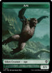 Ape // Shark Double-Sided Token (OTC-15 // 6) - Commander: Outlaws of Thunder Junction