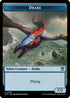 Drake // Soldier (0026) Double-Sided Token (OTC-5 // 26) - Commander: Outlaws of Thunder Junction