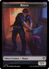 Rogue // The Monarch Double-Sided Token (OTC-9 // 29) - Commander: Outlaws of Thunder Junction