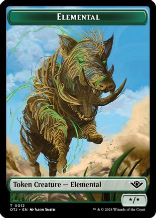 Elemental Token (OTJ-012) - Outlaws of Thunder Junction