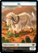 Ox // Plot Double-Sided Token (OTJ-3 // 20) - Outlaws of Thunder Junction