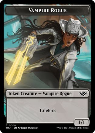 Vampire Rogue Token (OTJ-008) - Outlaws of Thunder Junction