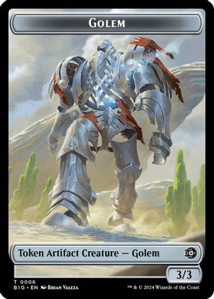 Golem Token (BIG-006) - Outlaws of Thunder Junction: The Big Score