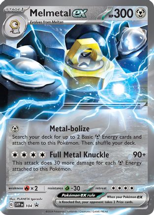 Melmetal ex (104) Holofoil [SV Scarlet & Violet Promo Cards] - Promo