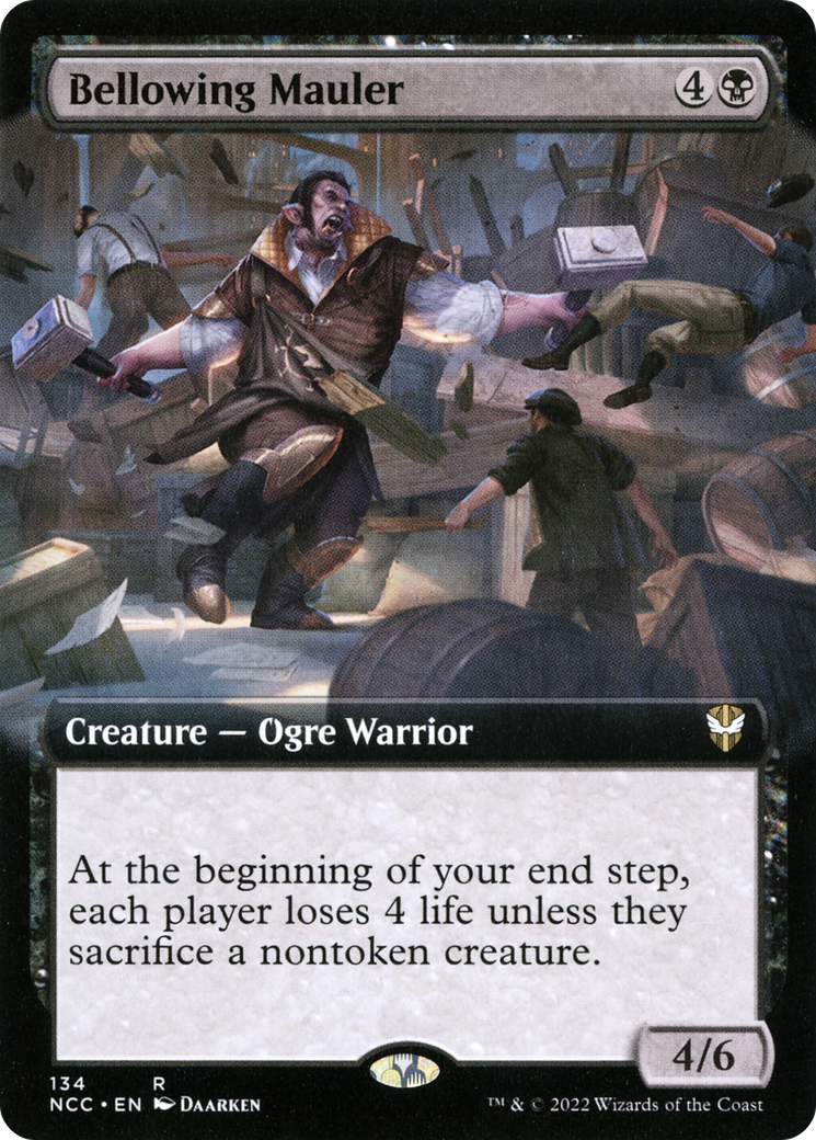 Bellowing Mauler (Extended Art) (NCC-134) - New Capenna Commander: (Extended Art)