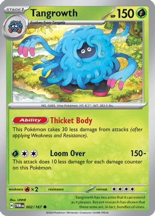 Tangrowth (002) Reverse Holofoil [Twilight Masquerade] - Common