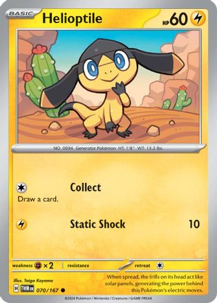 Helioptile (070) [Twilight Masquerade] - Common