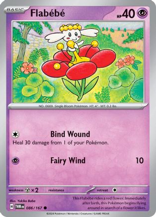 Flabebe (086) Reverse Holofoil [Twilight Masquerade] - Common