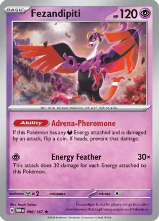 Fezandipiti (096) Reverse Holofoil [Twilight Masquerade] - Rare