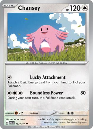 Chansey (133/167) [Twilight Masquerade] - Common