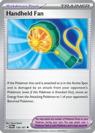 Handheld Fan (150) Reverse Holofoil [Twilight Masquerade] - Uncommon