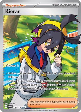 Kieran (206/167) Holofoil [Twilight Masquerade] - Ultra Rare